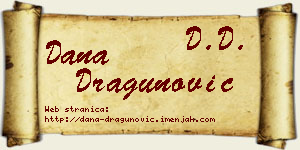 Dana Dragunović vizit kartica